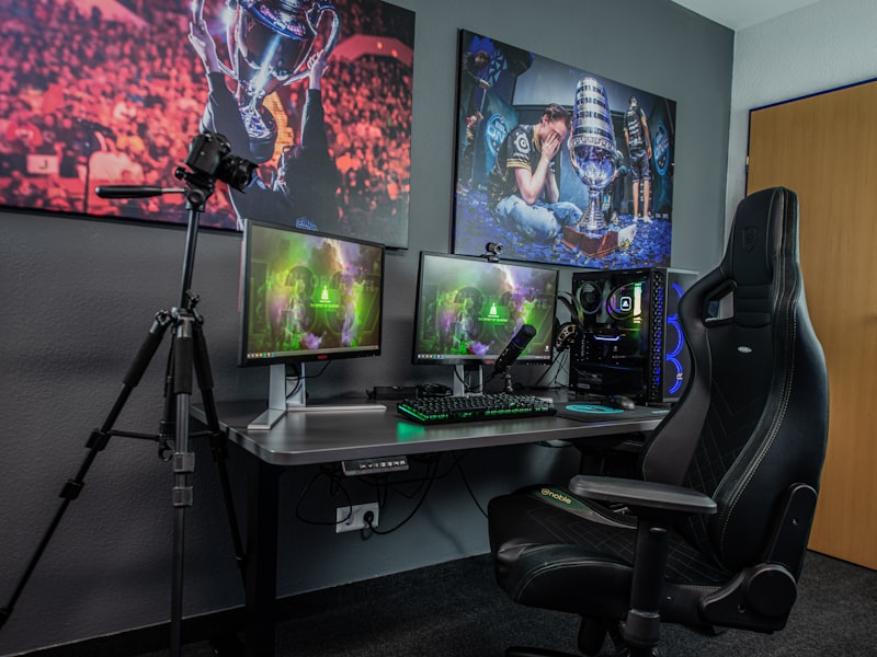 Players competing at a tournament setup